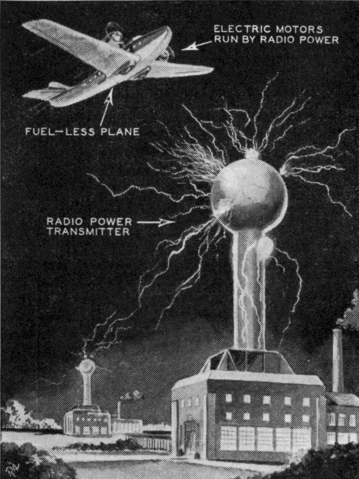Tesla_wireless_power_future_airplanes without fuel