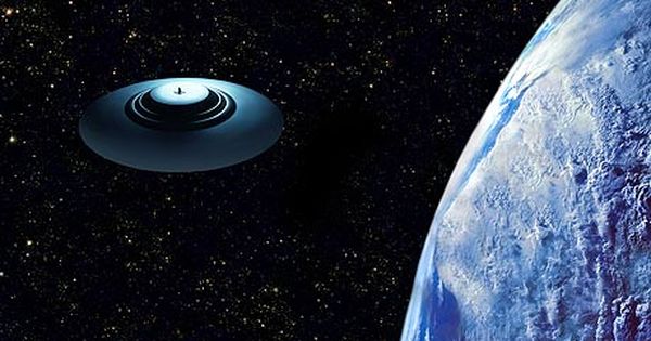 saucer in space