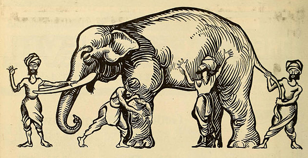 elephant and the four blind men