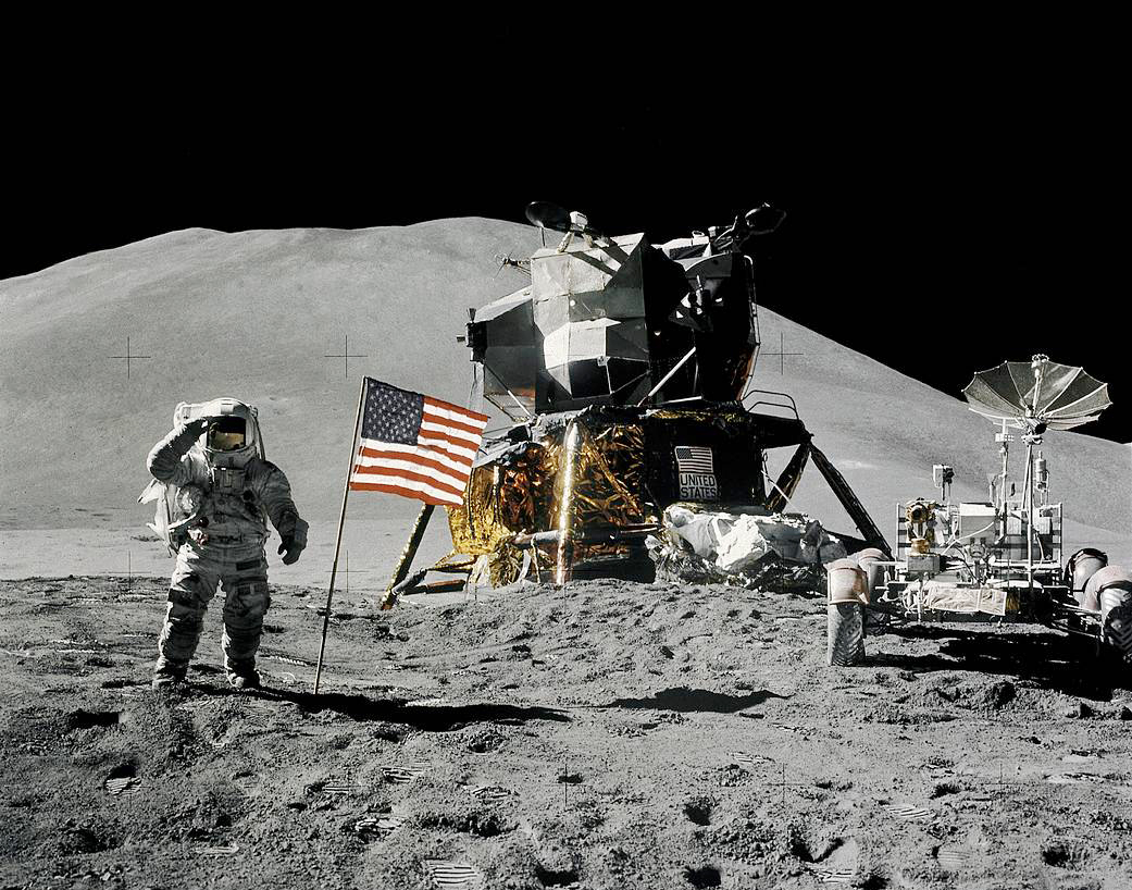 Apollo 15 on moon