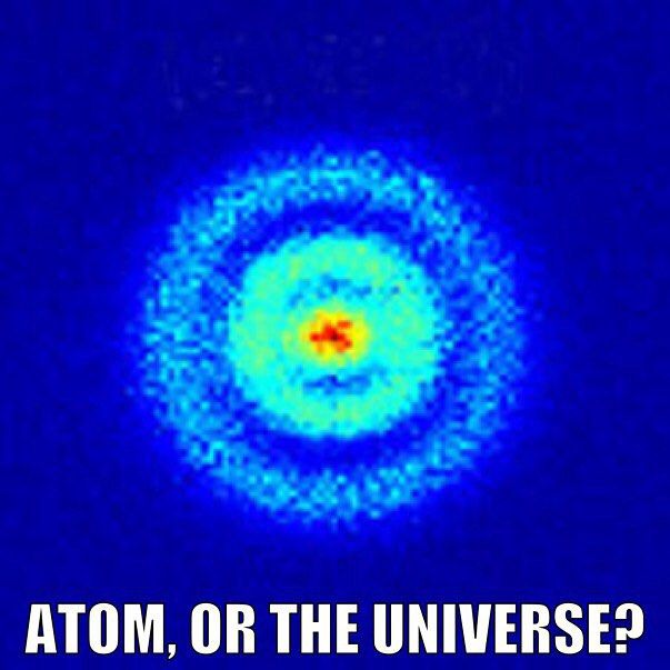 Atom or Universe question