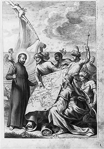 28-priest-holding-crucifix-standing-beside-boat-map-of-tartaria-cina-india-1653
