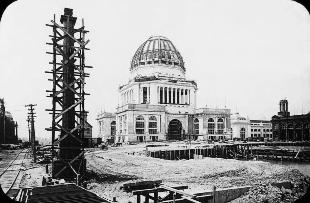 36-Chicago Worlds Fair construction