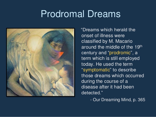 Prodromal Dreams Definition