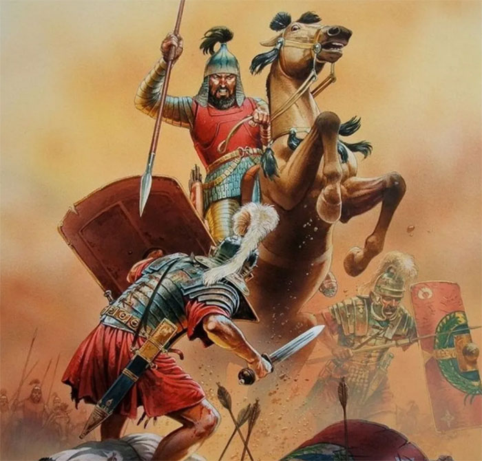 2-fighting-Parthians