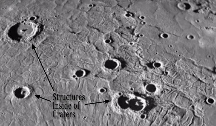 Mercury-Caloris-Basin---Structures-Inside-Of-Craters