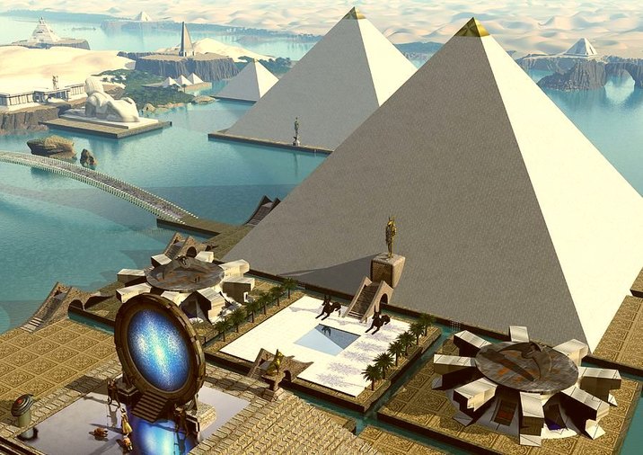 Atlantis-pyramids three