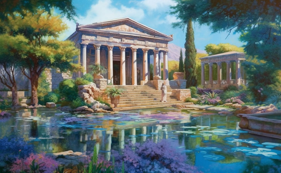 Grecian-temple