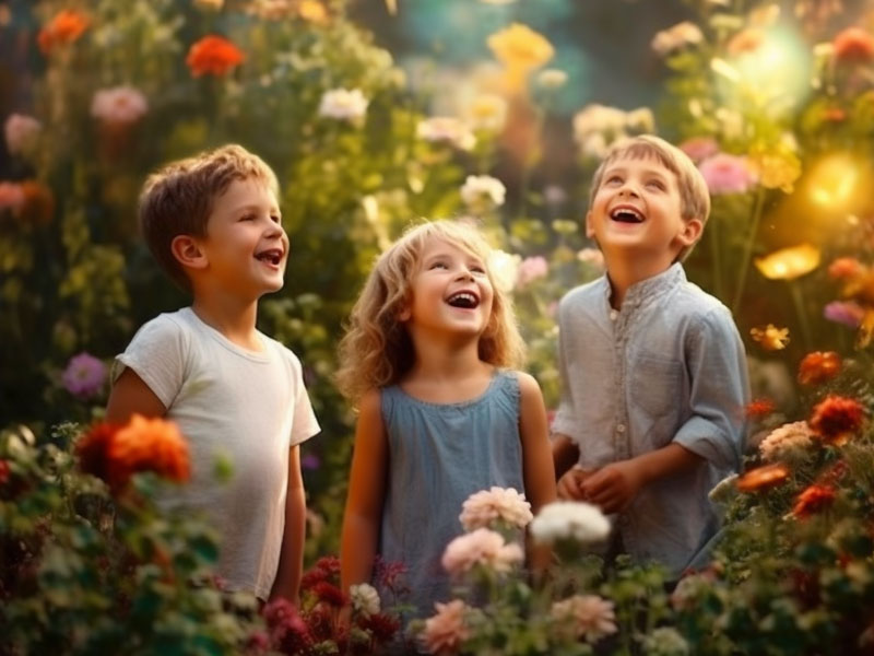 children-laughing